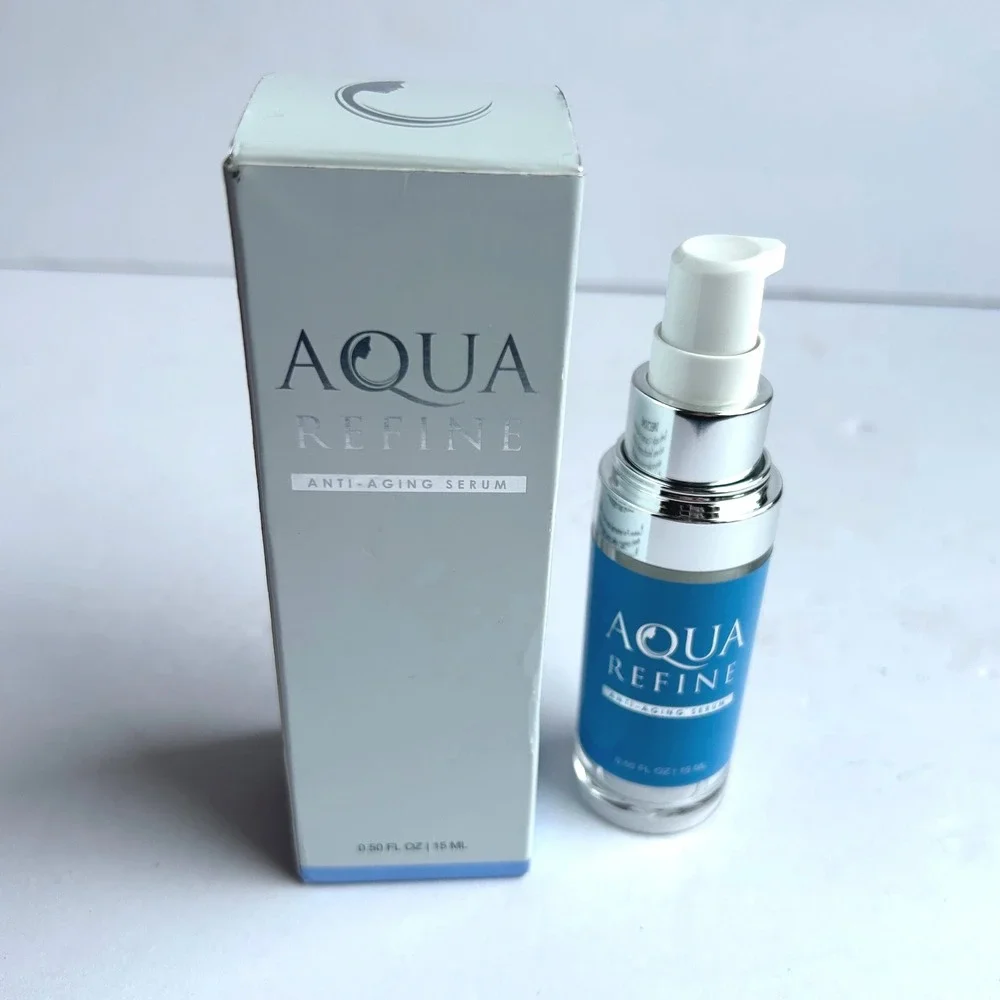 Aqua‎ Refine Anti-Aging Serum NIB 0.5oz Blue Retinol Ceramide Treatment